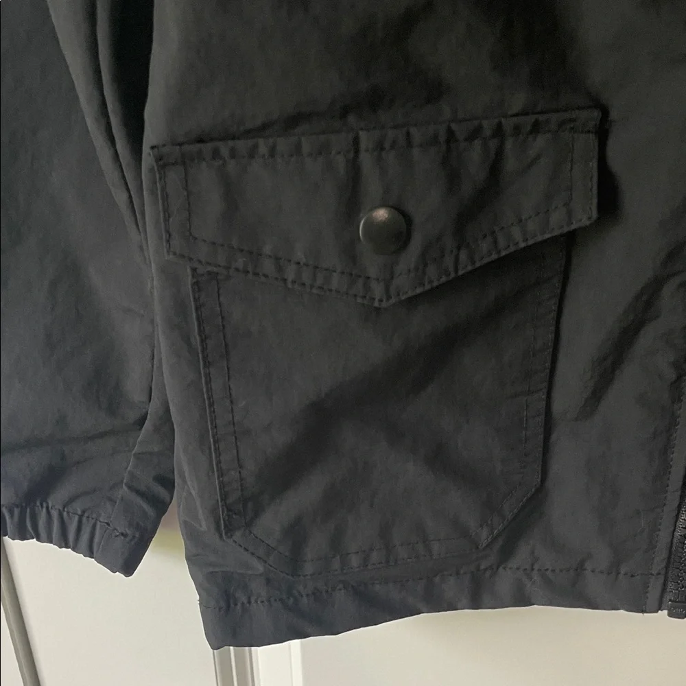 Old Navy Black Hooded Rain Jacket for Kids